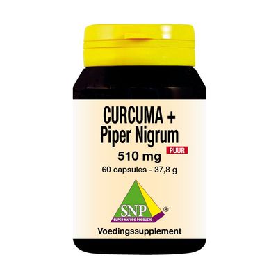 SNP Curcuma & piper nigrum 510 mg puur