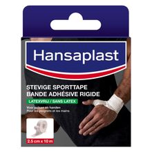 Hansaplast Sport tape smal 2,50cm x 10m Foto van Hansaplast Sport tape smal 2,50cm x 10m