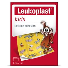 Foto van Leukoplast Pleister kids 1 m x 6 cm