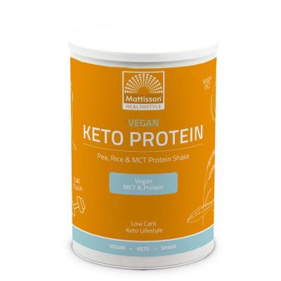 Mattisson Vegan Keto protein shake - pea, rice & MCT 350 gram - Maaltijdvervangers