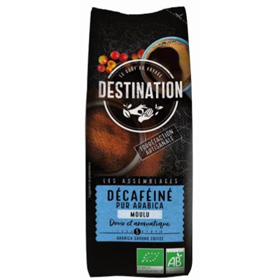 Destination Koffie decaf puur arabica gemalen