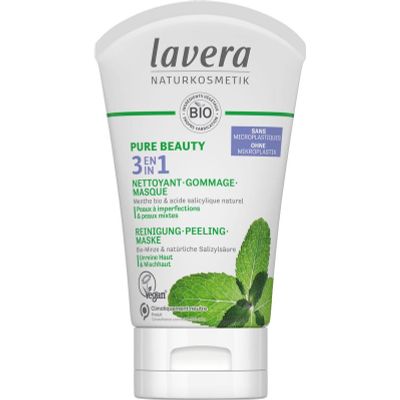 Lavera Pure Beauty 3in1 reiniger - peeling - masker F-NL