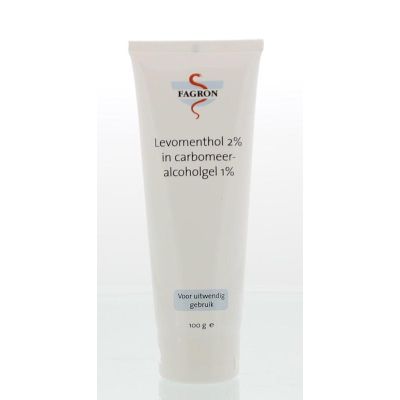 Foto van Fagron Levomenthol 2% carbomeer gel