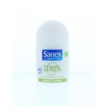 Foto van Sanex Deodorant roller zero % respect & control