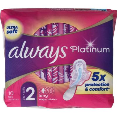 Always Maandverband platinum ultra long 10 stuks - Maandverband