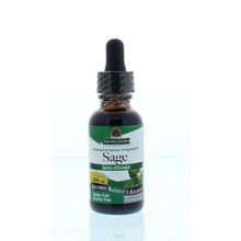 Foto van Natures Answer Salie/salvia extract 1:1 alcoholvrij 1000 mg
