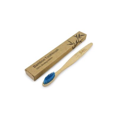 Betereproducten Bamboe tandenborstel voor volwassenen blauw Betereproducten Bamboe tandenborstel voor volwassenen blauw 1 stuk - Overig mondverzorging
