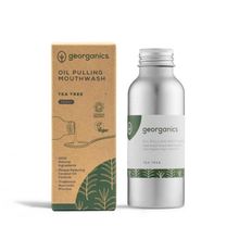 Foto van Georganics Oilpulling mouthwash tea tree