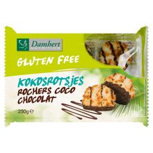 Foto van Damhert Kokosrotsen chocolade glutenvrij