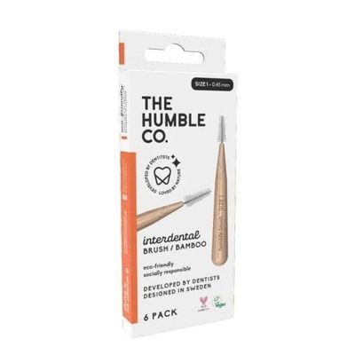 Foto van The Humble Co Interdental borstel 0.45 mm oranje