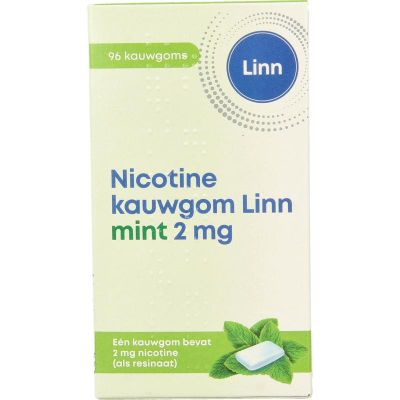 Linn Nicotine kauwgom 2mg mint