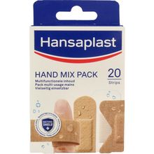 Hansaplast Hand mix pack pleisters Foto van Hansaplast Hand mix pack pleisters