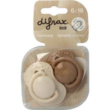 Foto van Difrax Lovi fopspeen harmony 6-20 maanden assorti