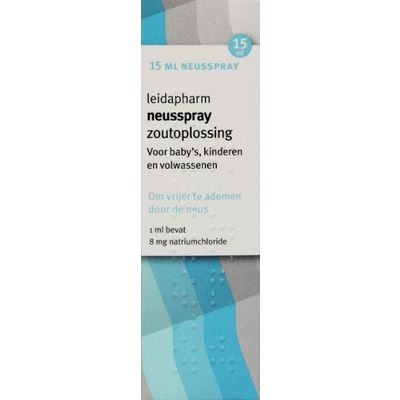 Zoutoplossing 15 ml - Neus/inhalatie