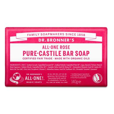DR Bronners Barsoap rose