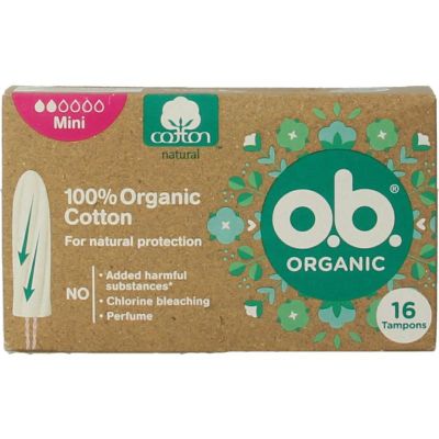 OB Tampons organic mini 16 stuks - Tampons