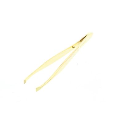 Pincet verguld 9 cm 920-3.5 1 stuks - Staalwaren