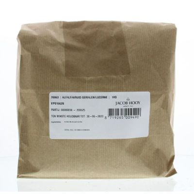 Jacob Hooy Alfalfakruid gemalen Jacob Hooy Alfalfakruid gemalen 1 kilogram - Kruiden