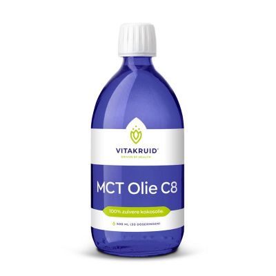 Vitakruid MCT olie C8 Vitakruid MCT olie C8 500 Milliliter - Overige vitaminen/mineralen