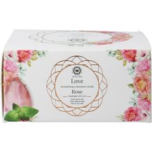 Foto van Green Tree Gemstone candle love rose