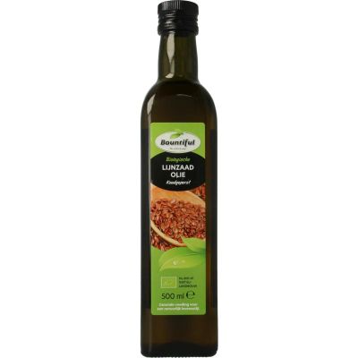 Bountiful Lijnzaadolie bio 500 Milliliter - Vetzuren