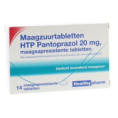 Healthypharm Pantoprazol 20 mg Healthypharm Pantoprazol 20 mg 14 stuks - Maagzuur en oprispingen
