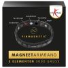 Afbeelding van Lucovitaal Armband magneet yinmagnetic zwart vegan