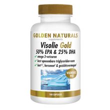 Foto van Golden Naturals Visolie 50% EPA & 25% DHA