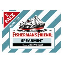 Foto van Fishermansfriend Spearmint suikervrij 25 gram
