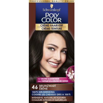 Poly Color Creme haarverf 46 bruin zwart