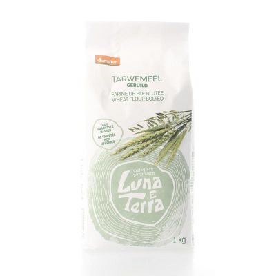 Luna E terra Tarwemeel gebuild demeter bio 1 kilogram - Overig reform/levensmiddelen