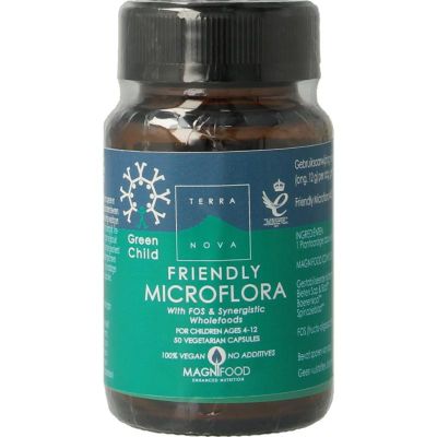 Terranova Green child friendly microflora 50 Vegetarische capsules - Overige vitaminen/mineralen