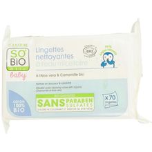 Foto van So Bio Etic Baby wipes micellair