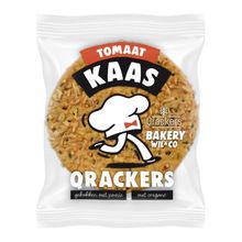 Foto van Leev Qrackers crackers kaas tomaat 2st bio