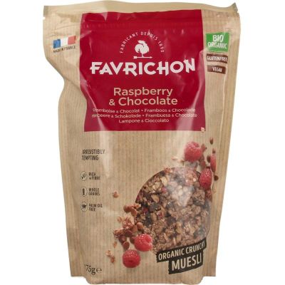 Foto van Favrichon Framboos & chocolade crunchy muesli