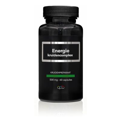 Apb Holland Energie kruidencomplex 500mg puur Apb Holland Energie kruidencomplex 500mg puur 60 capsules - Overige vitaminen/mineralen