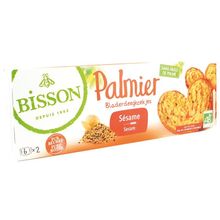 Foto van Bisson Palmier bladerdeegkoekjes sesam