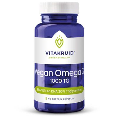 Vitakruid Omega 3 1000 tg vegan