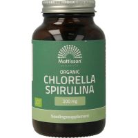 Mattisson Organic chlorella spirulina 500 mg