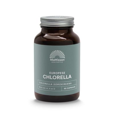 Foto van Mattisson Absolute chlorella 775 mg Europees