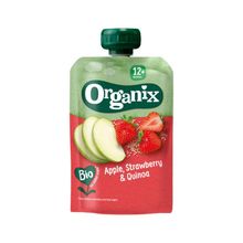 Foto van Organix Just apple strawberry quinoa 6-36 maanden