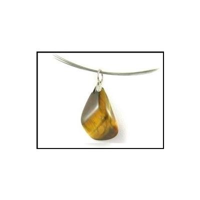 Edelsteenhanger tijgeroog 1 stuks - 