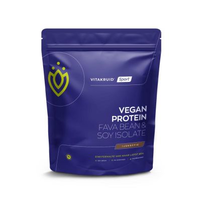 Vitakruid Vegan protein ever pro ijskoffie 921 gram - Overige vitaminen/mineralen