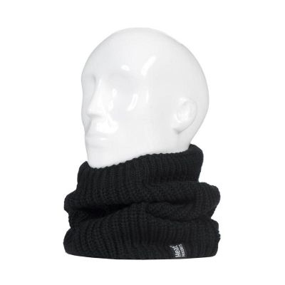 Heat Holders Mens neck warmer black larvic one size