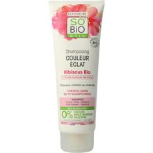 Foto van So Bio Etic Shampoo colour & shine hibiscus