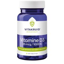 Foto van Vitakruid Vitamine D3 25 mcg