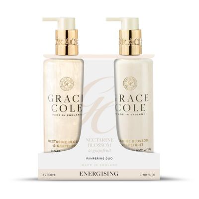 Grace Cole Nectarine blossom & grapefruit hand care duo 2 stuks - Handverzorging