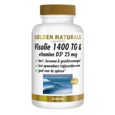 Golden Naturals Visolie 1400 TG vitamine D3