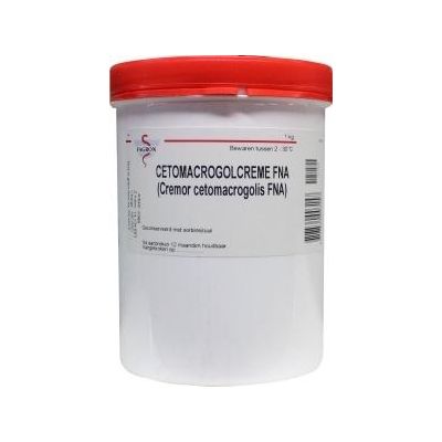 Fagron Cetomacrogol creme FNA 1 kilogram - Overig lichaam