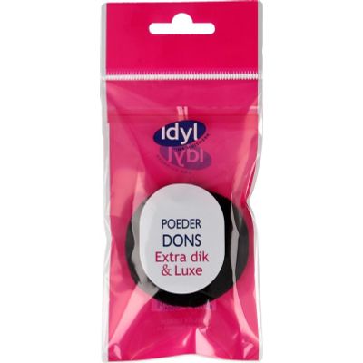 Idyl Poederdons zwart extra dik & luxe